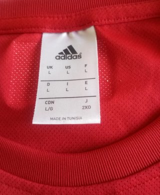 Camiseta Ibaka Adidas Roja sin Mangas, N°9
