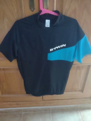 Maillot Ciclismo Btwin Manga Corta