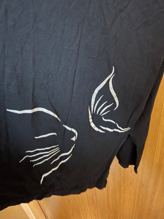 Camisón Ulla Popken T. 62/64 Negro