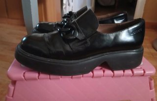 Zapatos de Piel Negros