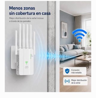 Repetidor WiFi 5 Antenas