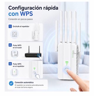 Repetidor WiFi 5 Antenas