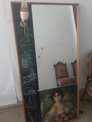Espejo antiguo decorado