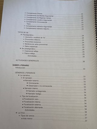 Dosier Lengua castellana y literatura 1º bach