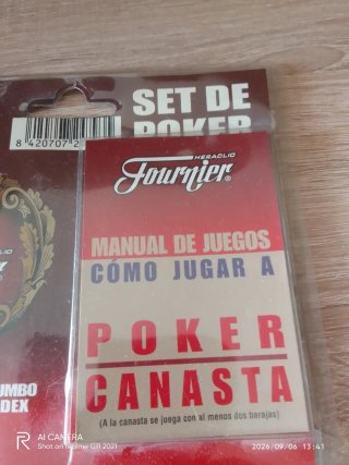 Set de Poker Fournier 2 Paquetes Sin Abrir
