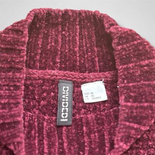 Maglione cropped H&M Bordeaux XS