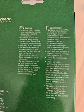 Cardiofrequenzimetro Oregon Scientific SE102L