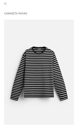 Camiseta de rayas