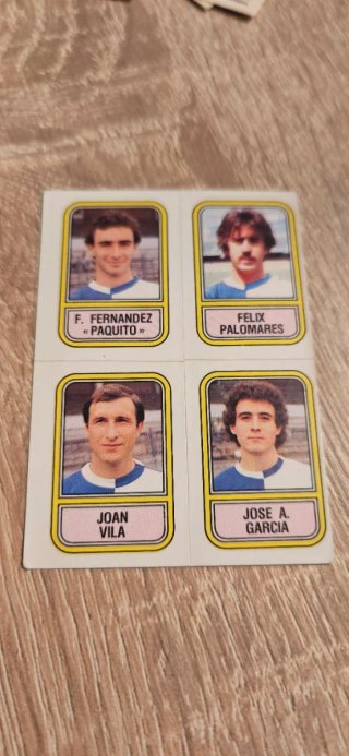 Cromo Liga Fútbol 82 Panini
