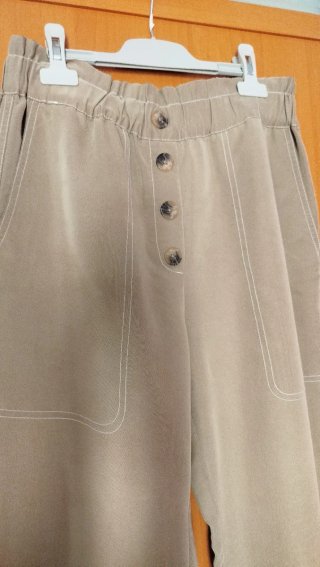 Pantalón largo de verano estilo traje - talla S