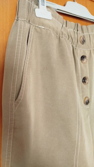 Pantalón largo de verano estilo traje - talla S