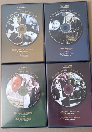 Lote 28 DVD Cine Clásico - 56 Películas