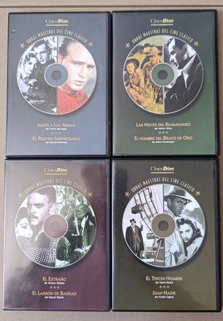 Lote 28 DVD Cine Clásico - 56 Películas