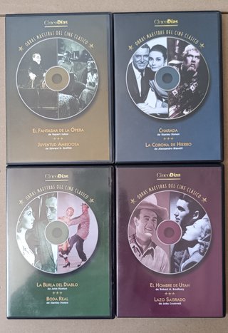 Lote 28 DVD Cine Clásico - 56 Películas