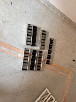 Rejillas ventilación blancas con compuerta