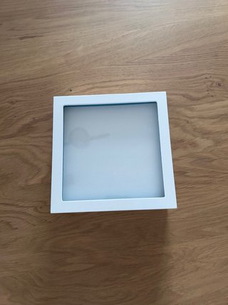 Portafotos triple plegable blanco