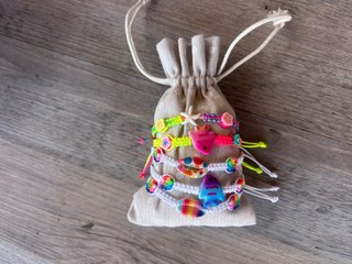 Pulseras Abalorios Arcilla y Acrílico