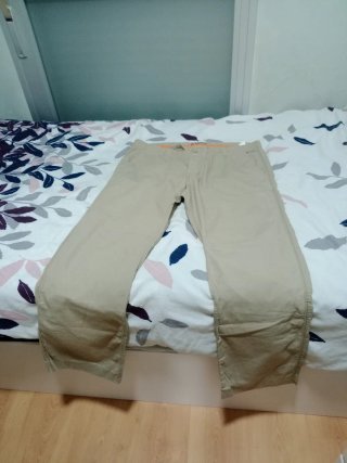 Pantalones Celio Talla 48 Beige