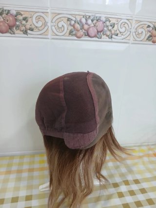 Peluca Oncológica Pelo Natural Castaño