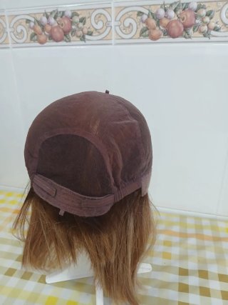 Peluca Oncológica Pelo Natural Castaño
