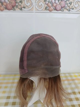 Peluca Oncológica Pelo Natural Castaño