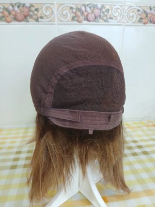 Peluca Oncológica Pelo Natural Castaño