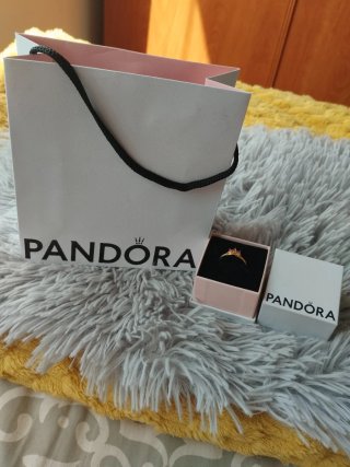 Anillo Pandora Rapunzel Oro Rosa