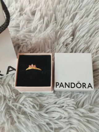 Anillo Pandora Rapunzel Oro Rosa