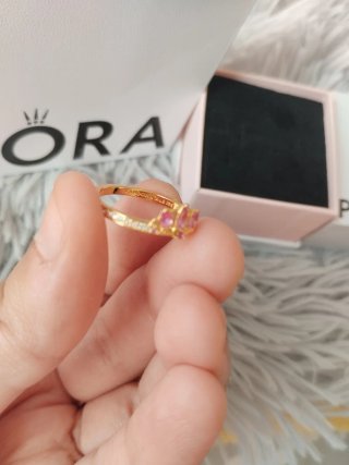 Anillo Pandora Rapunzel Oro Rosa