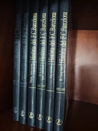 Colección libros historia del FC Barcelona