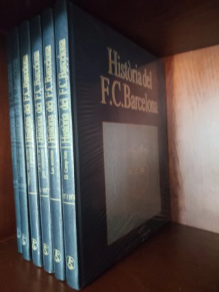 Colección libros historia del FC Barcelona