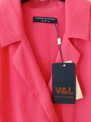 Vestido rosa Victorio & Lucchino Talla 4