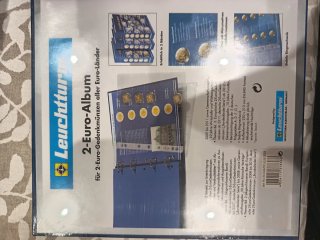 Álbum de monedas 2 Euros.