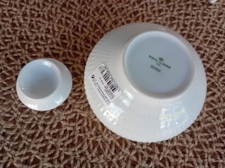 Açucareiro Vista Alegre Utopia Porcelana