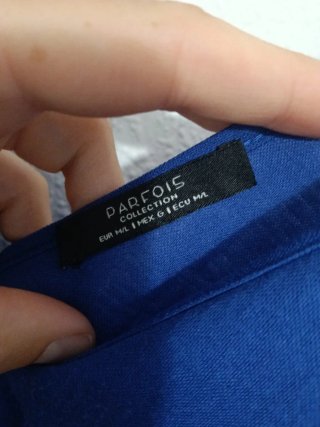 Vestido tirantes azul Parfois