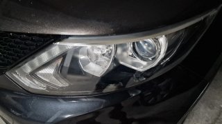 Pulido faros con producto