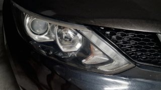 Pulido faros con producto