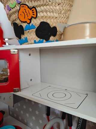 Cocinita de madera infantil