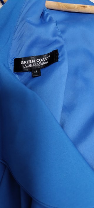 Vestido Green Coast Talla 34 Azul