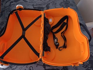 Maleta infantil con ruedas diseño tigre
