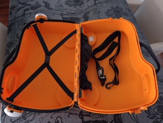 Maleta infantil con ruedas diseño tigre