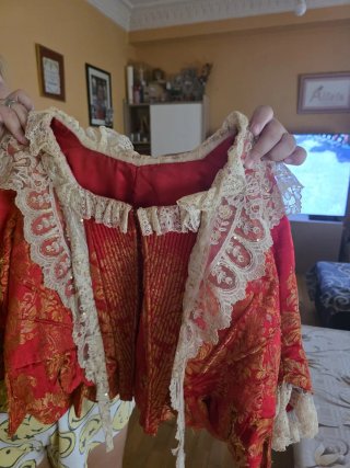 Traje de Fallera Talla 46 Rojo y Dorado