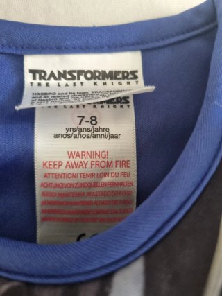 Disfraz Optimus Prime Transformers T 7-8