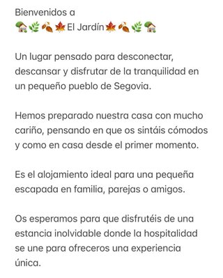 •Alquiler Casa ~El Jardín  •Vivienda Turística•
