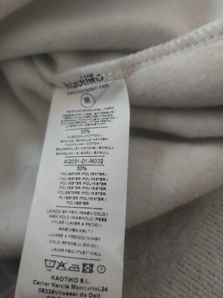 Sudadera Kaotiko Nueva California Talla M oversize