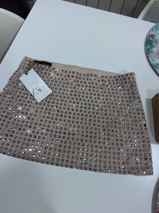 Falda Zara fiesta nueva