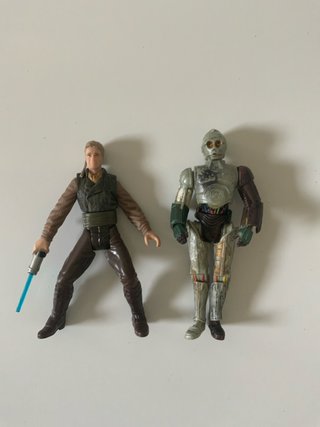 Figuras Star Wars Anakin y C-3PO