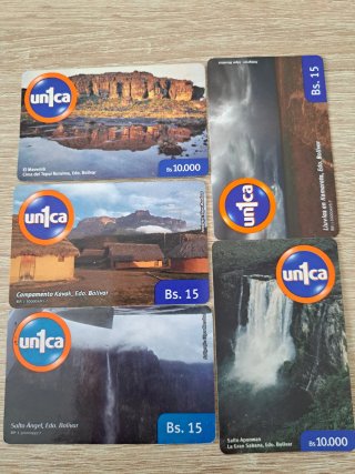 Carte Telefoniche Unica Edo. Bolívar