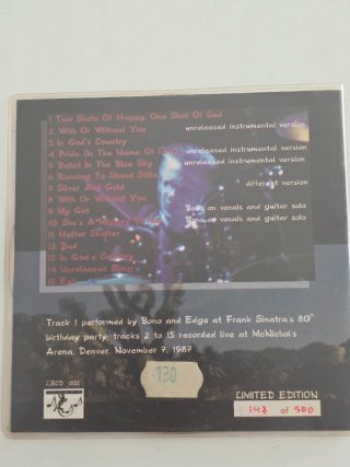 U2 Rehearsing For The Movie CD Edición Limitada