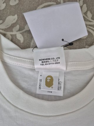 Camiseta Bape x Comme des Garçons